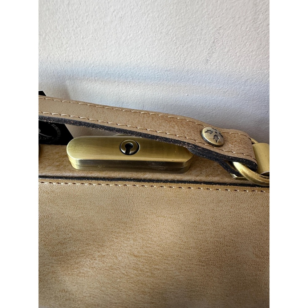 Patricia Nash Gracchi Floral Tooled Leather Satchel Crossbody Bag - Picture 9 of 9